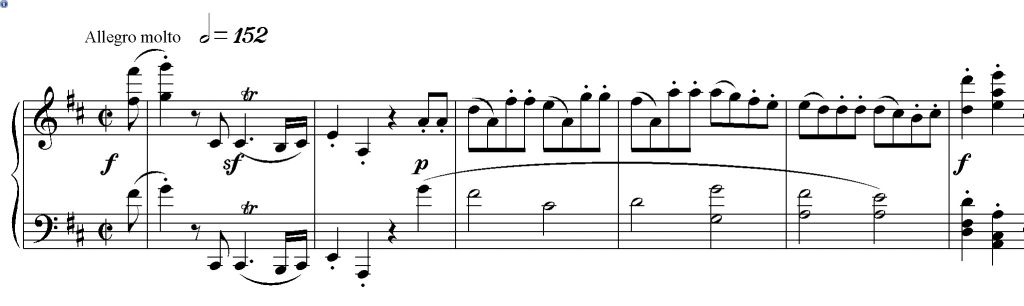 Sinfonia n. 2 esempio nr. 3