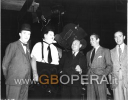 Con Stan Laurel e Oliver Hardy